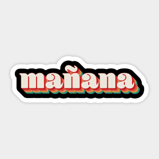 Manana Sticker